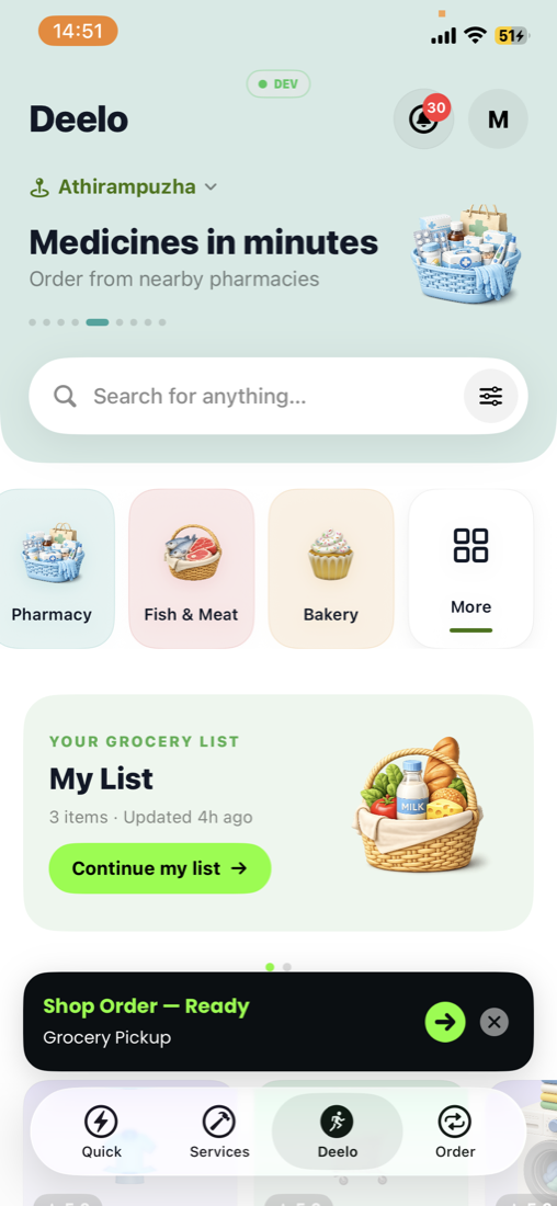 Customer App — screen 3